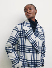 Fearne Cotton Multi Samantha Oversized Check Tailored Coat
