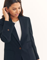 Black Tailored Bonnie Blazer