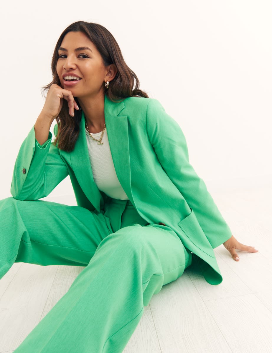 Green Tailored Bonnie Blazer