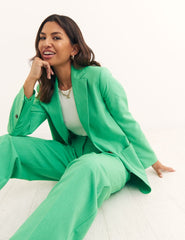Green Tailored Bonnie Blazer