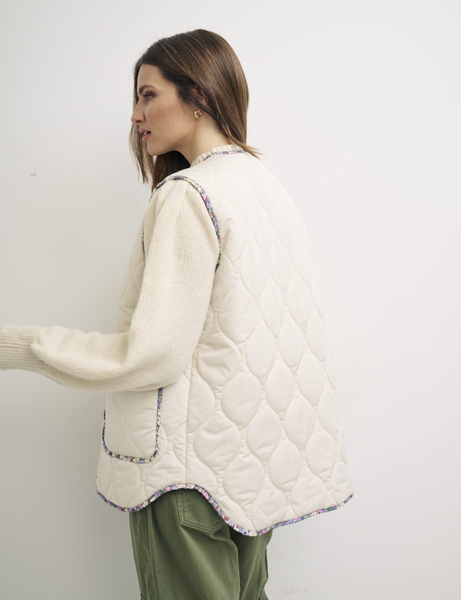 Cream Rena Gilet