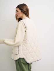 Cream Rena Gilet