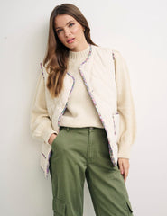 Cream Rena Gilet