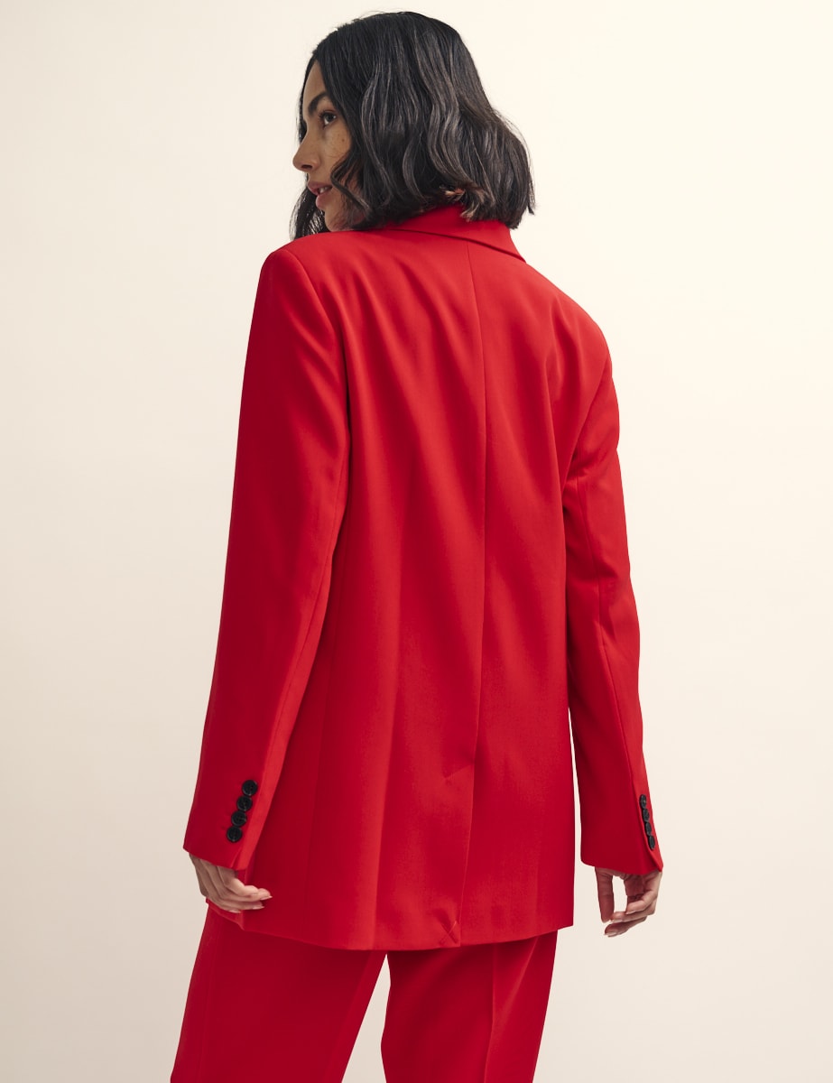 Fearne Cotton Red Double Breasted Blazer