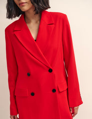Fearne Cotton Red Double Breasted Blazer