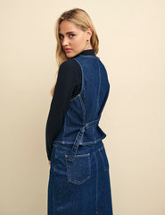 Dark Denim Waistcoat