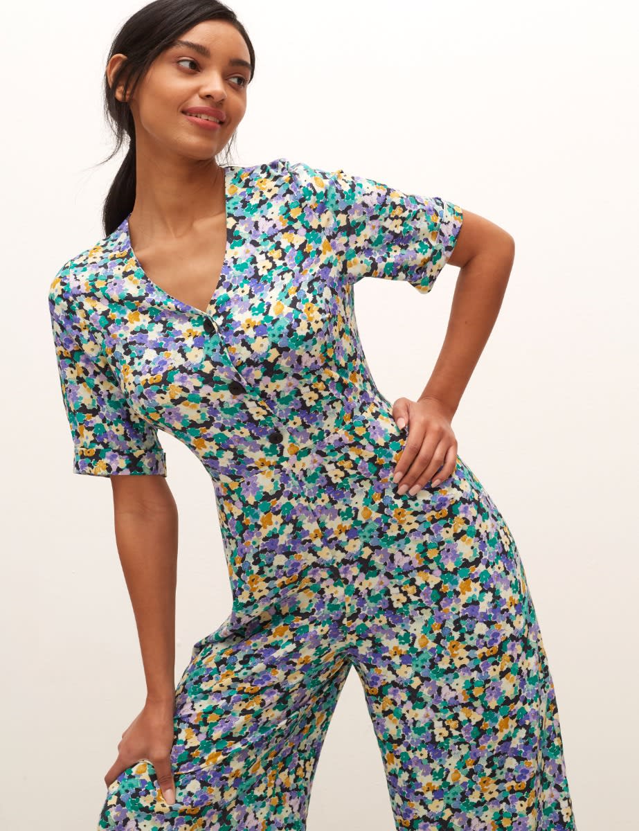 Multi Ditsy Floral Sharona Jumpsuit