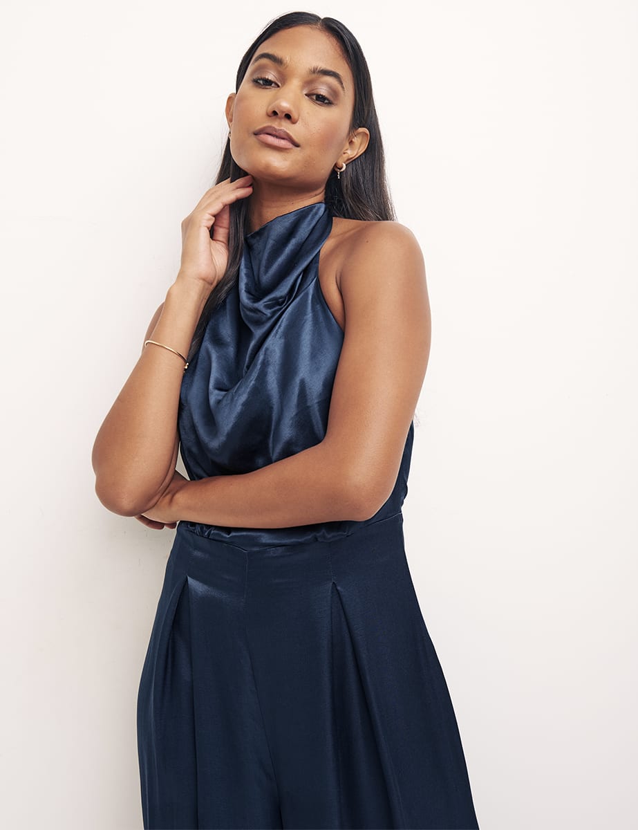 Navy Blue Annie Jumpsuit