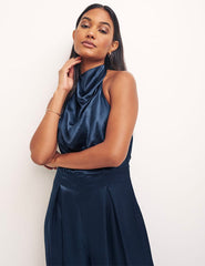 Navy Blue Annie Jumpsuit