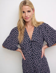 Heart Print Daisy Jumpsuit