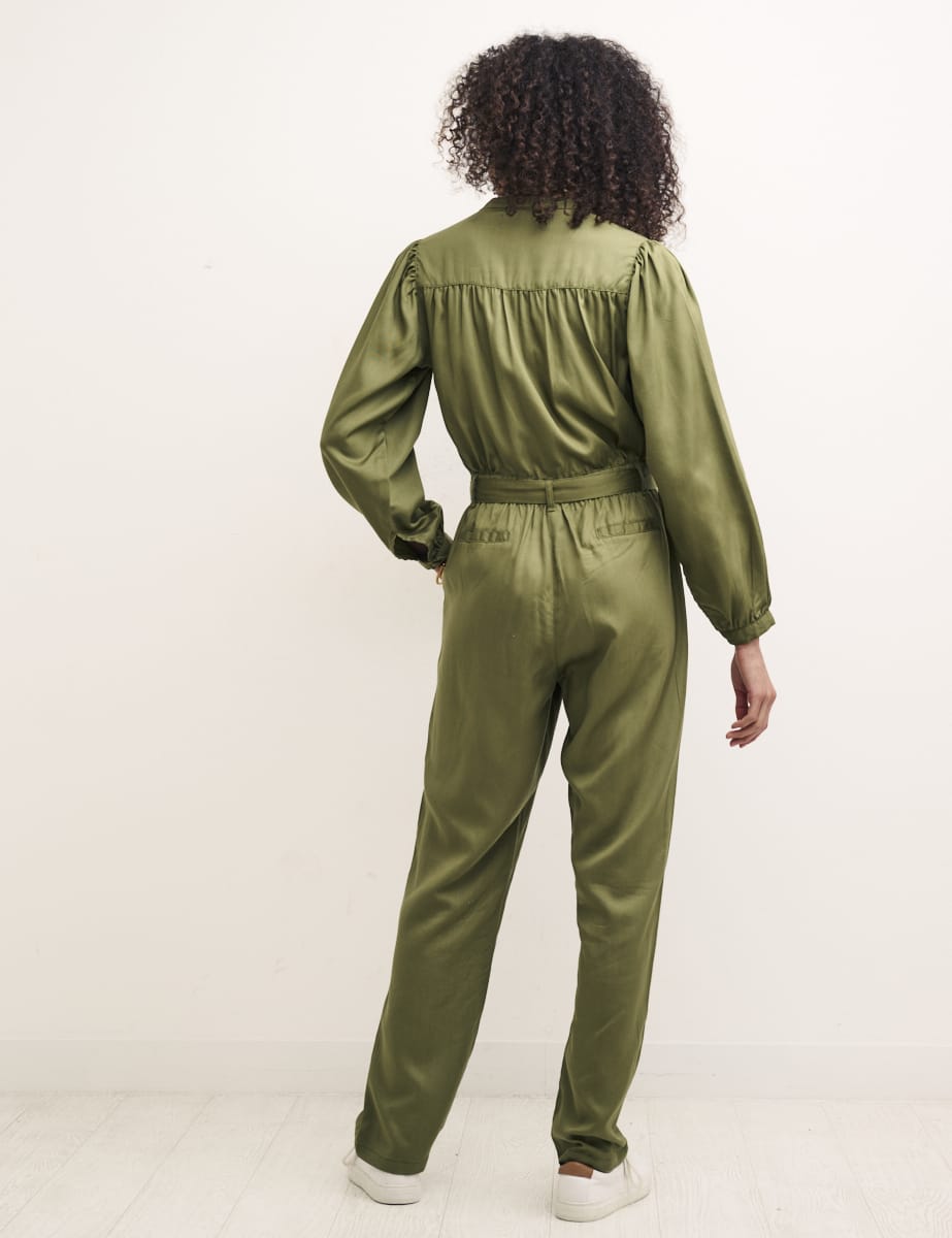 Khaki Foxglove Jumpsuit