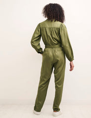 Khaki Foxglove Jumpsuit