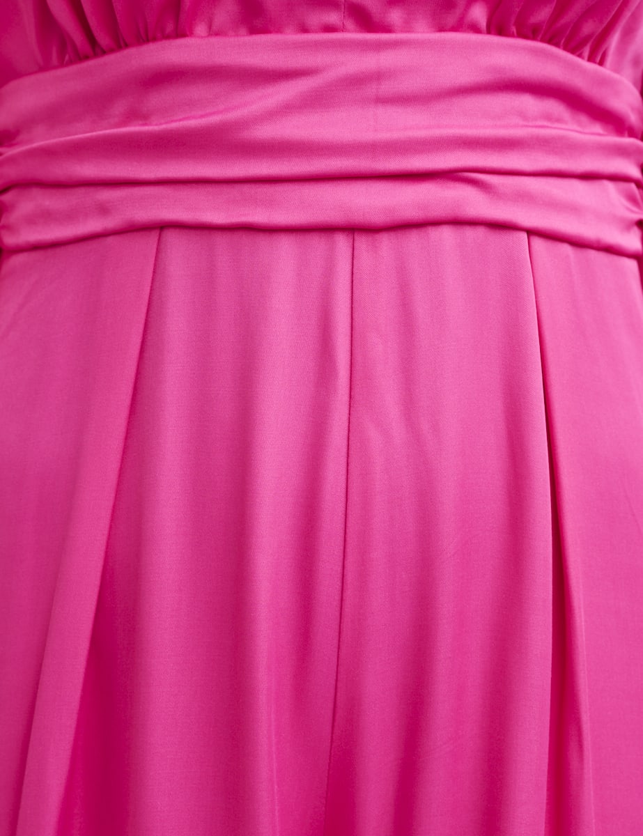 Pink Puff Sleeve Melita Jumpsuit