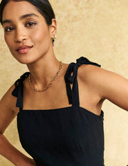 Black Tie Shoulder Meg Playsuit