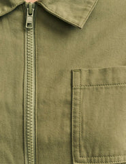 Khaki Utility Zip Up Portland Jumpsuit