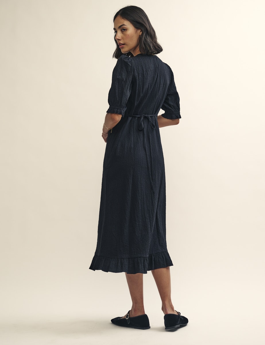 Black Delilah Midi Tea Dress