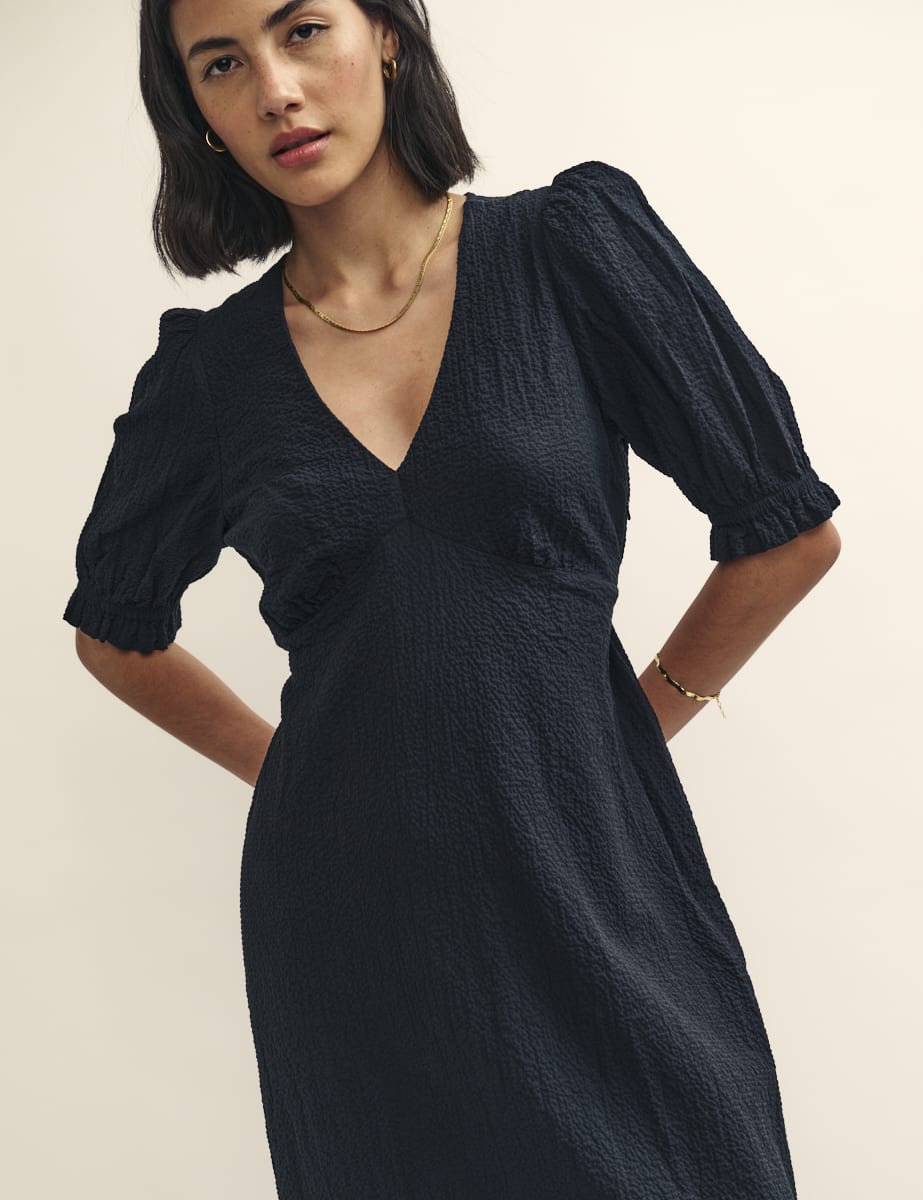 Black Delilah Midi Tea Dress