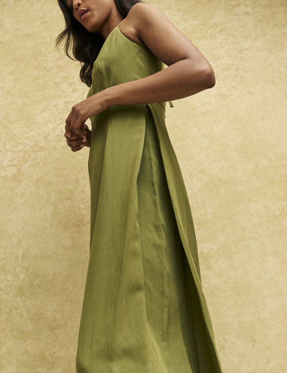 Khaki Wide Leg Maryana Jumpsuit