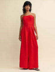 Petite Red Rory Jumpsuit