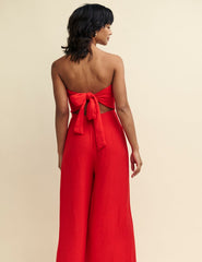 Petite Red Rory Jumpsuit