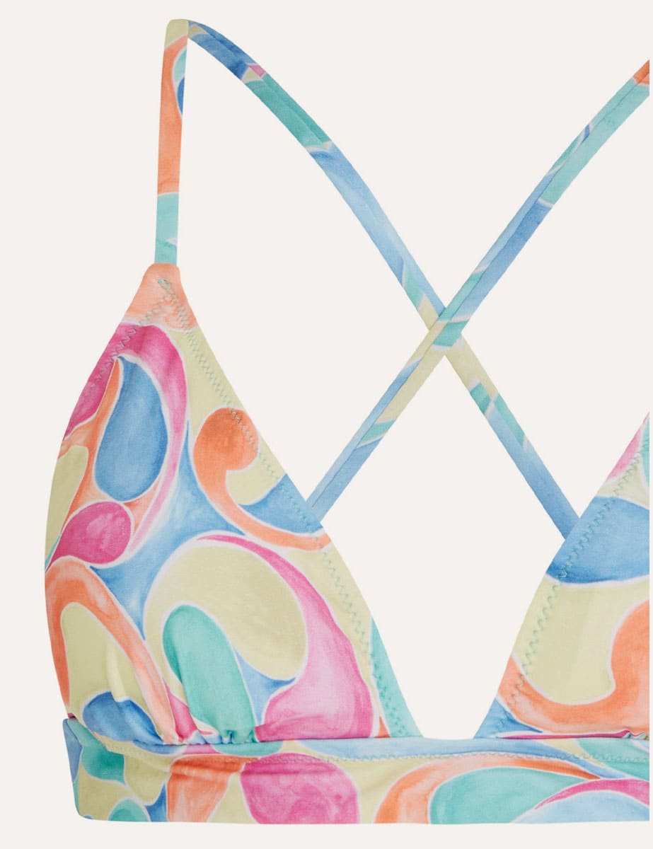 Multi River Triangle Bikini Top