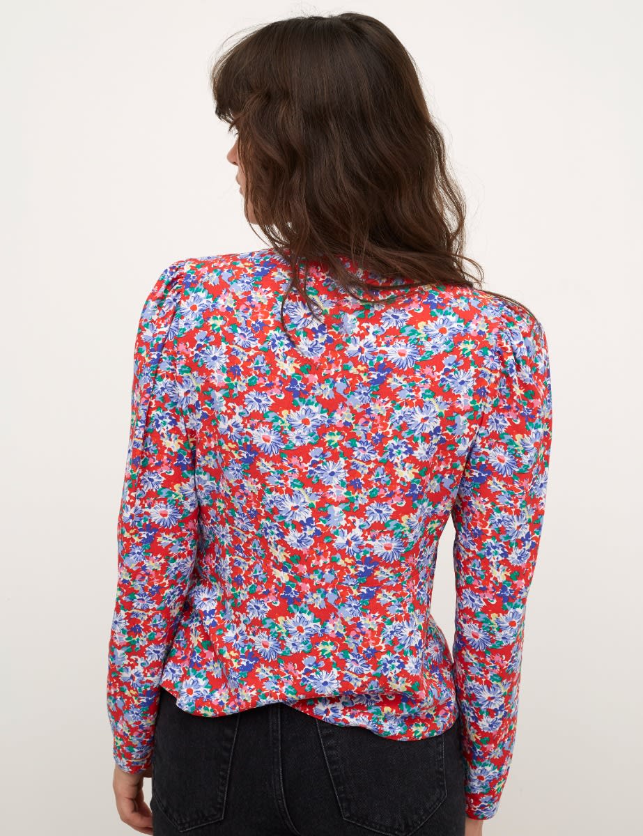 Brioney Floral Red Jilly Top