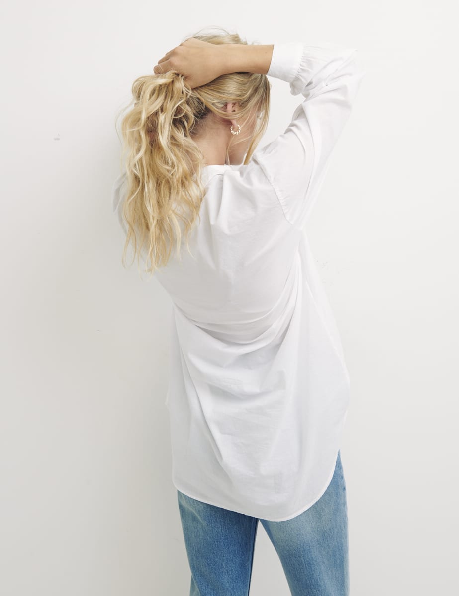 White Clarissa Beach Shirt