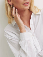 White Clarissa Beach Shirt