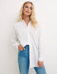White Clarissa Beach Shirt