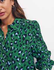 Violet Animal Green Zara Shirt