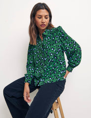 Violet Animal Green Zara Shirt