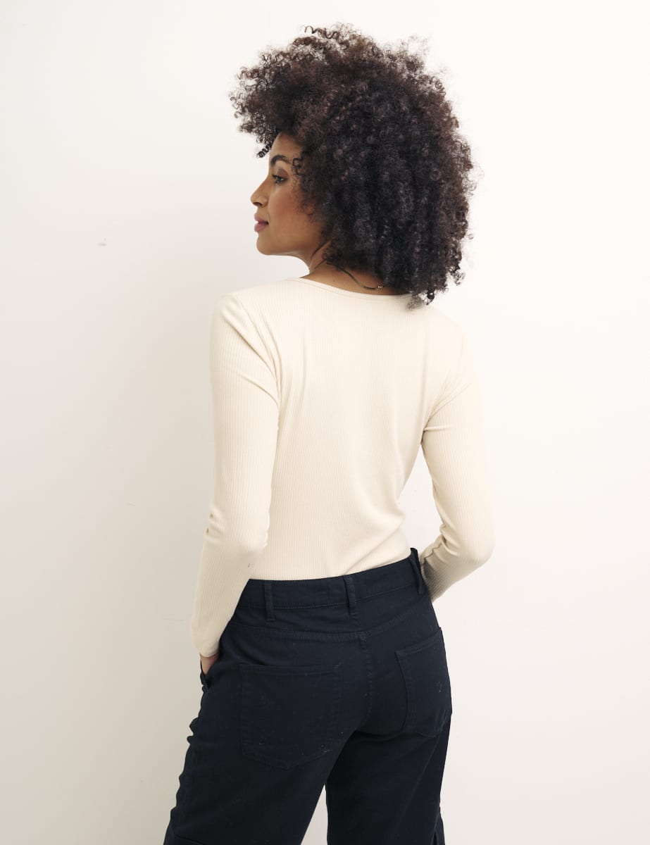 Cream Long Sleeve Carson Body
