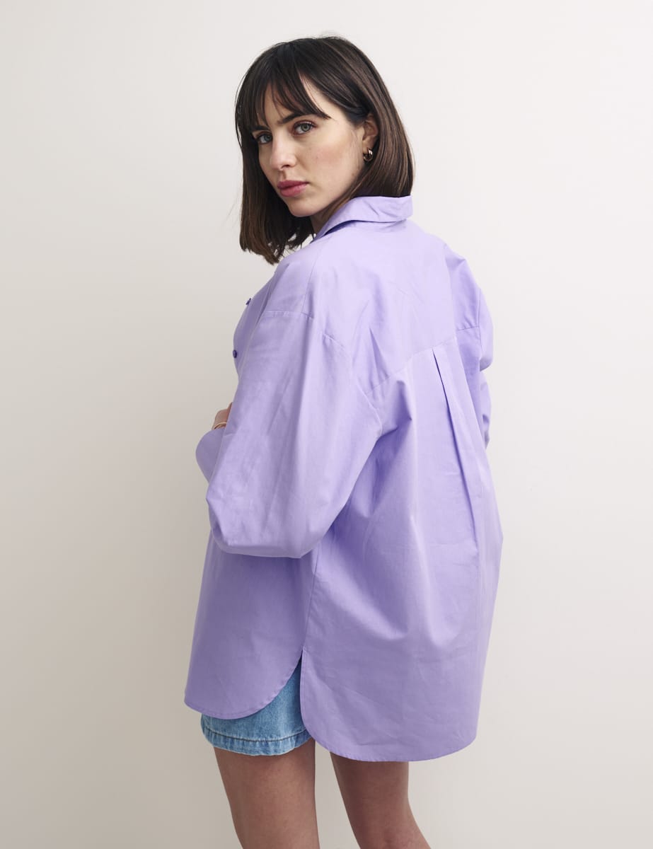 Purple Oversized Shirt