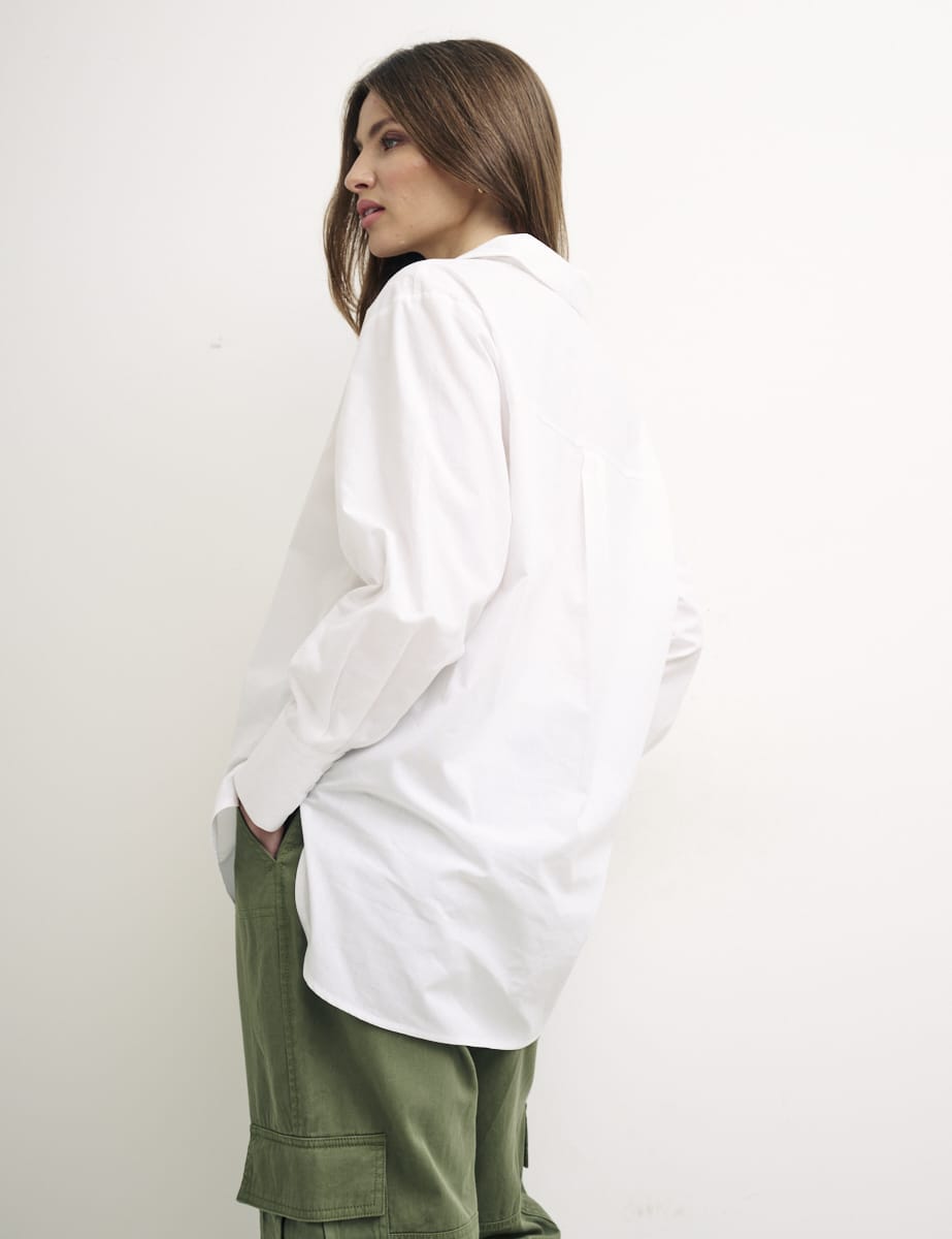 Plain White Sunday Shirt