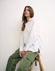 Plain White Sunday Shirt