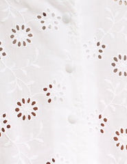 White Broderie Melissa Top