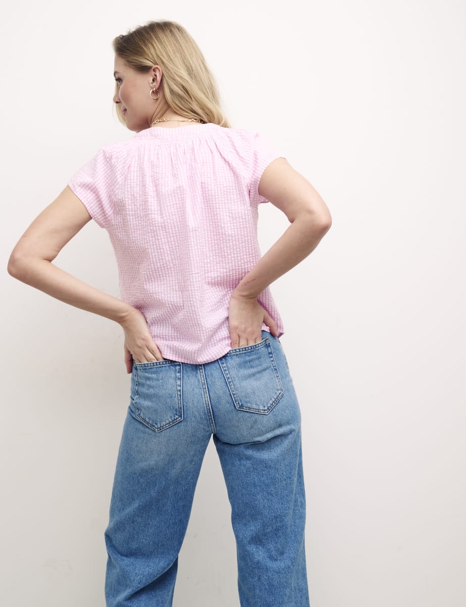 Pink Stripe Susan Top