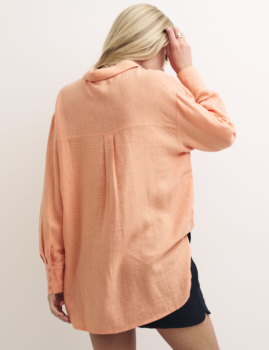 Orange Oversized Shirt