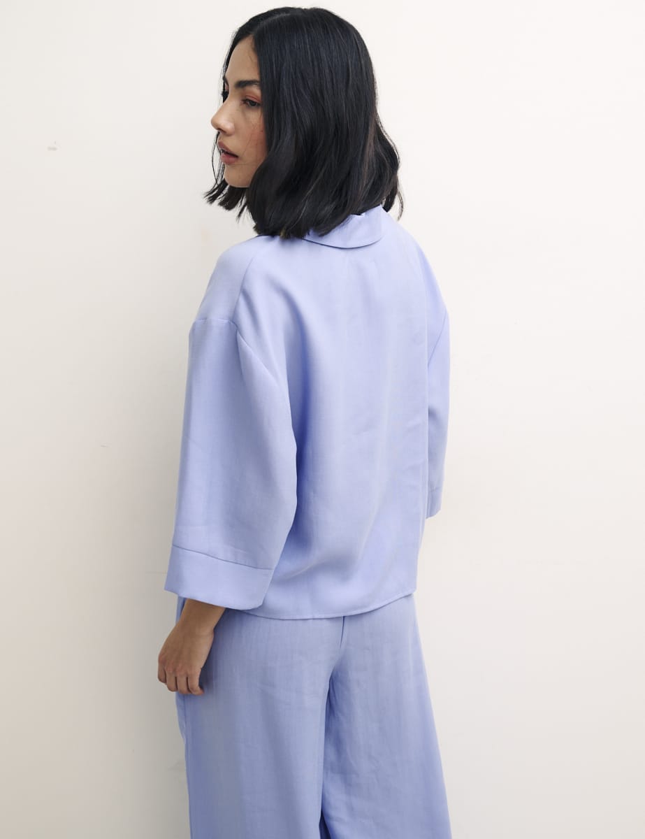 Lilac Oversized Boxy Shirt