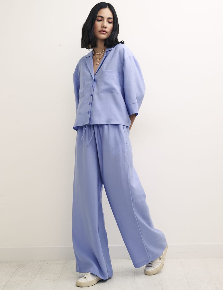 Lilac Oversized Boxy Shirt