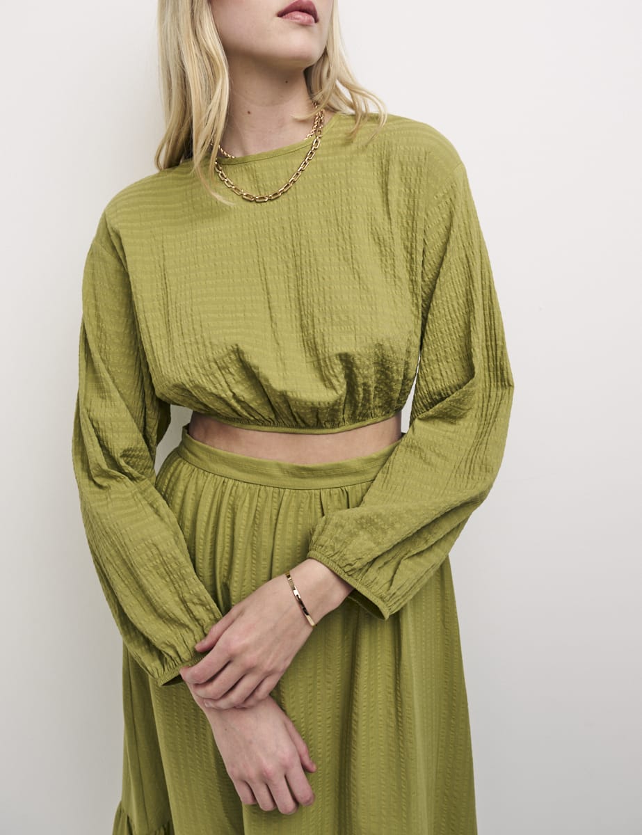 Khaki Green Bonnie Top