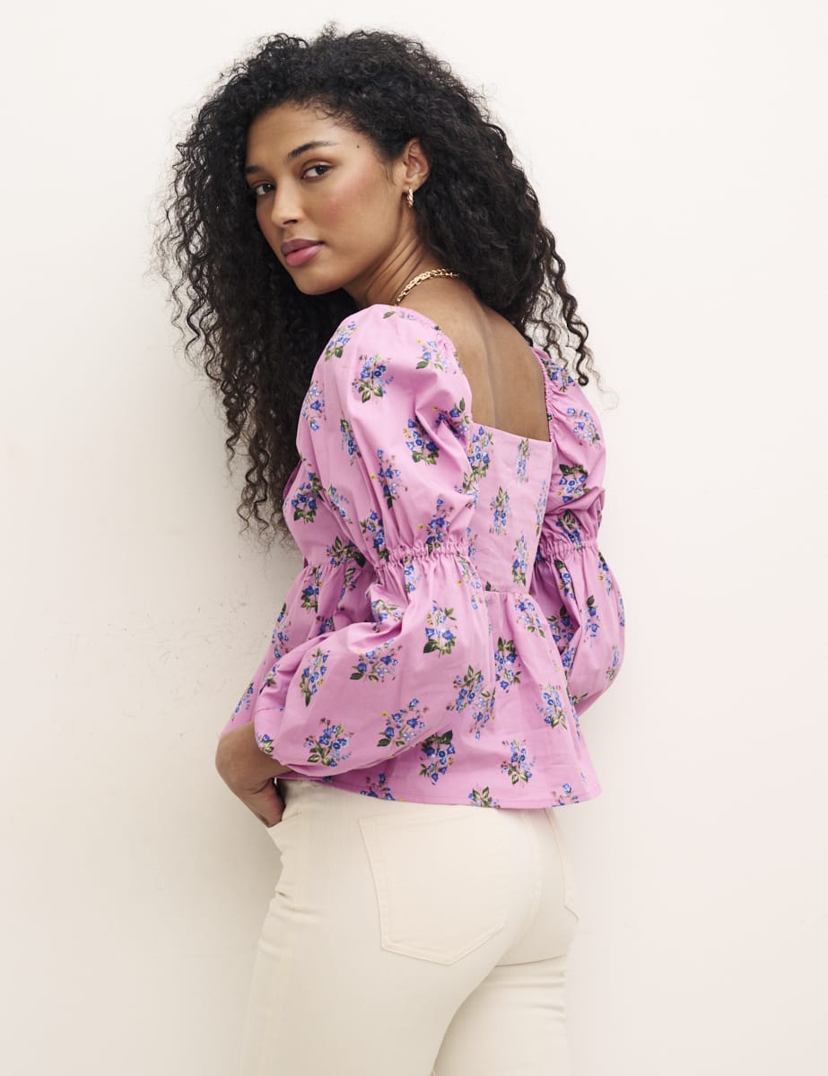 Lilac Floral Skye Top
