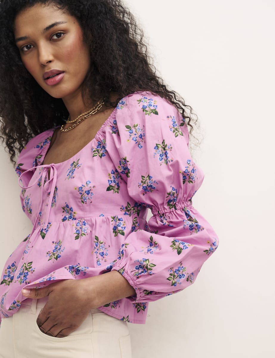 Lilac Floral Skye Top