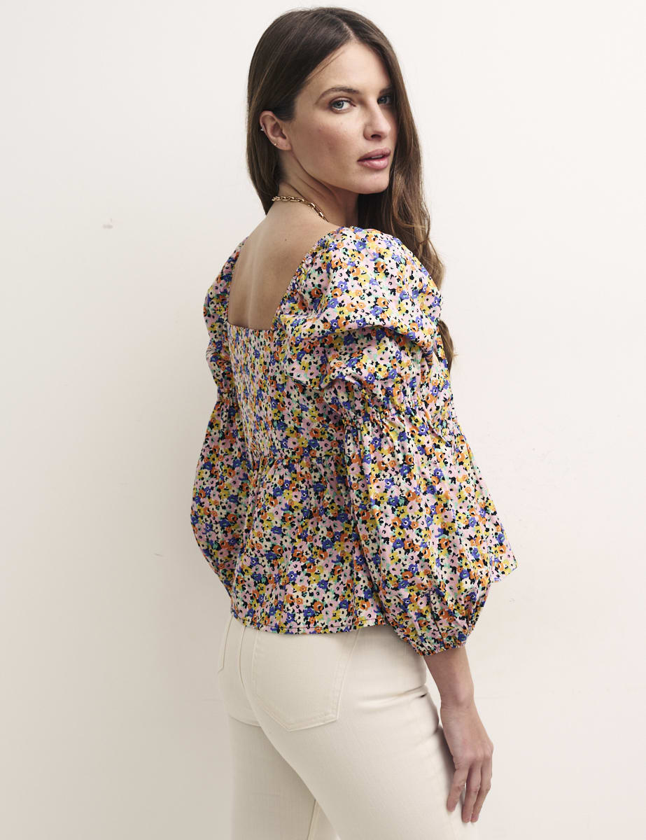 Floral Smock Top