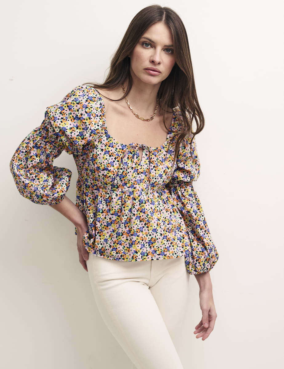 Floral Smock Top