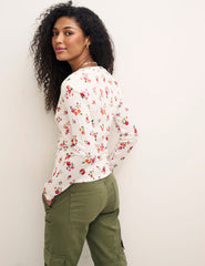 Floral Andie Button Through