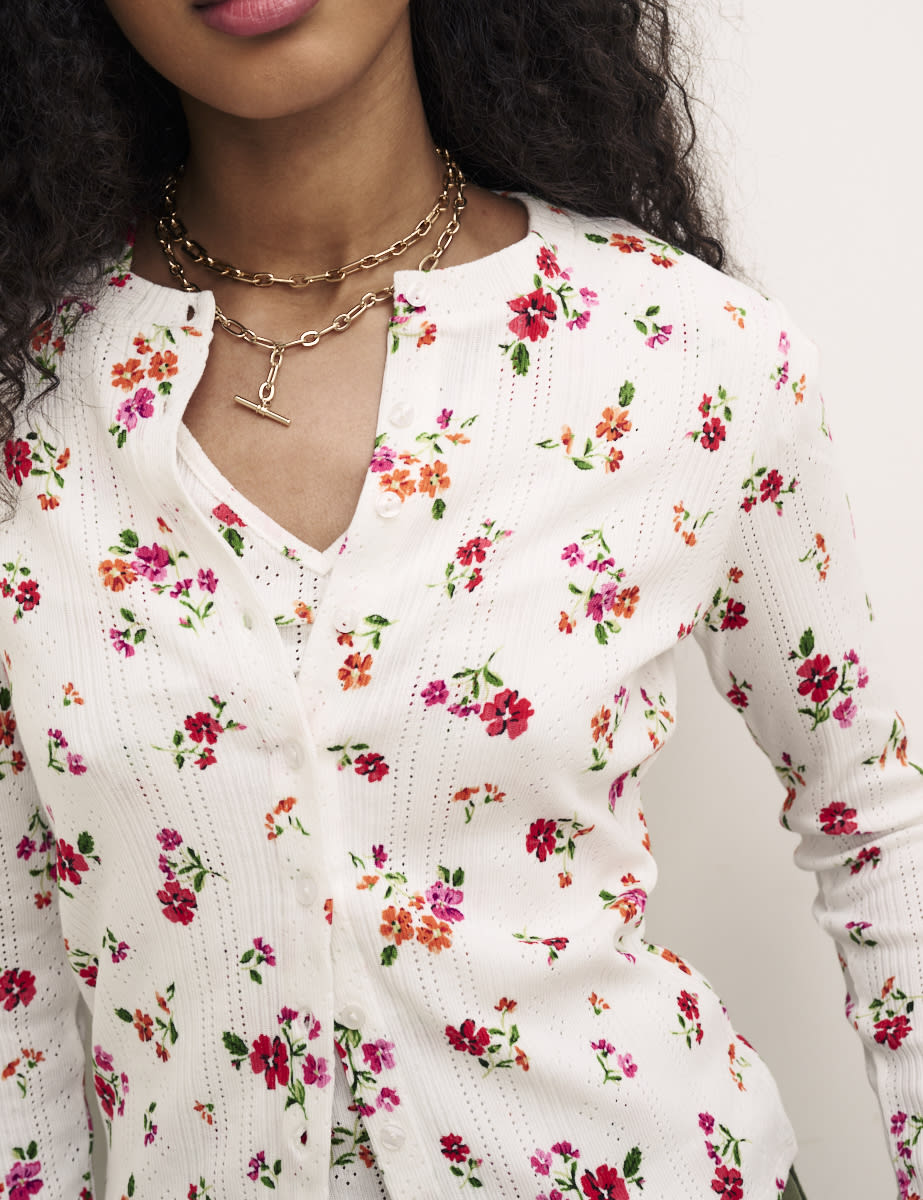 Floral Andie Button Through