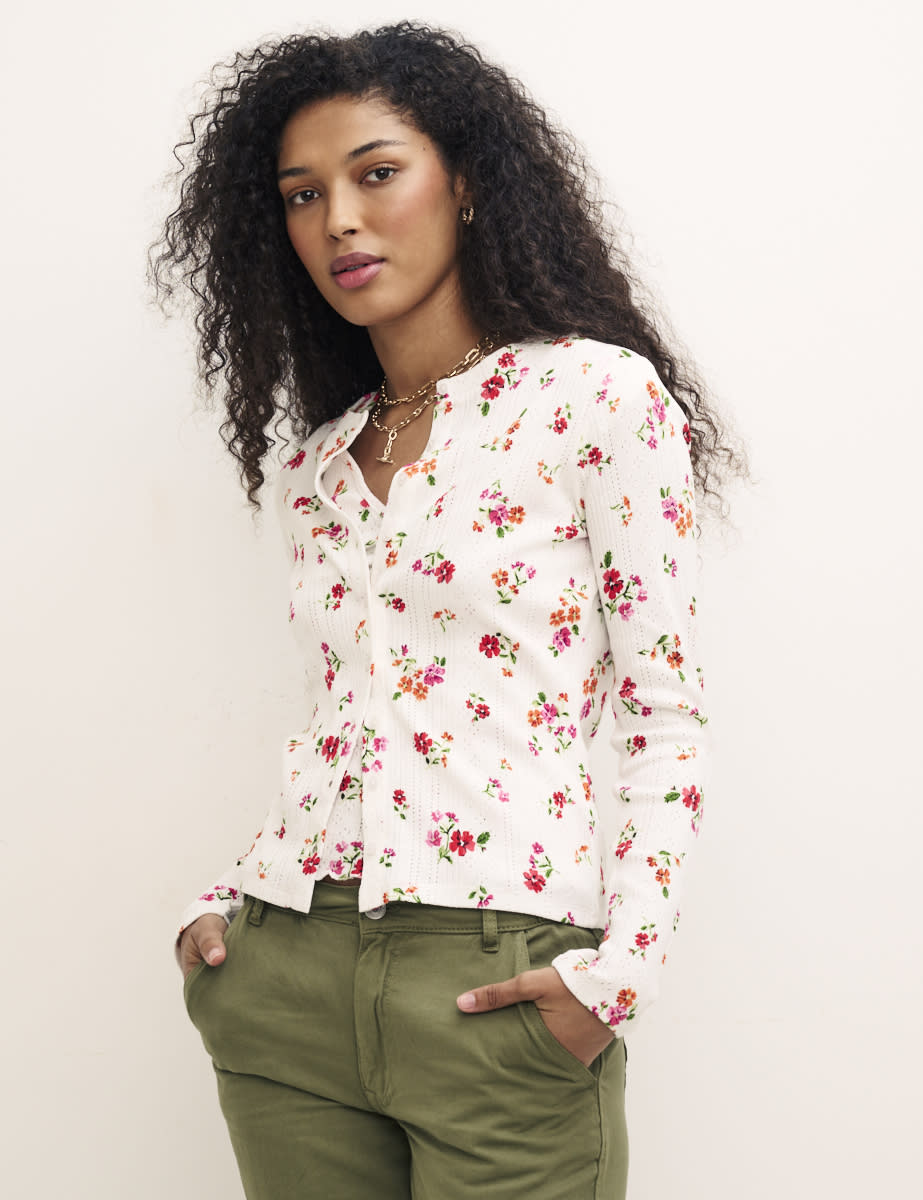 Floral Andie Button Through