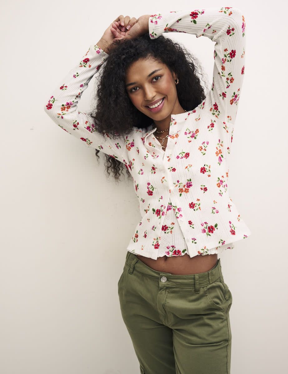 Floral Andie Button Through