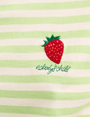 Green Stripe LS Cameron Boyfriend Tee